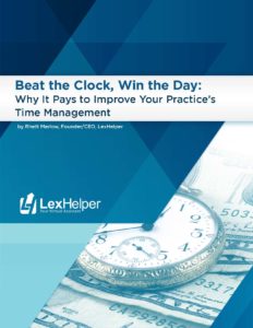 Time Management for your Law Firm